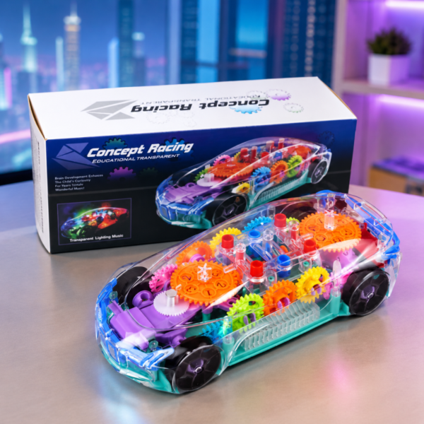 Police Concept Car Toy for Kids – Friction Powered Police Vehicle with Realistic Design (Random Color)